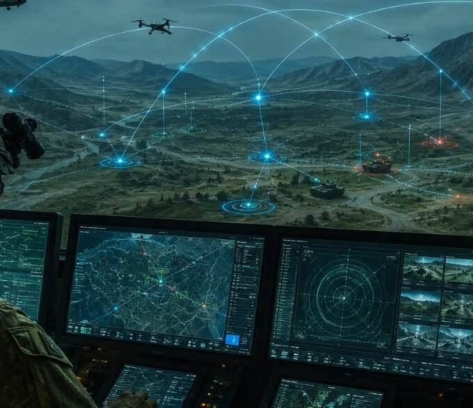 Create a reality image for Defense Situational Awareness Technology